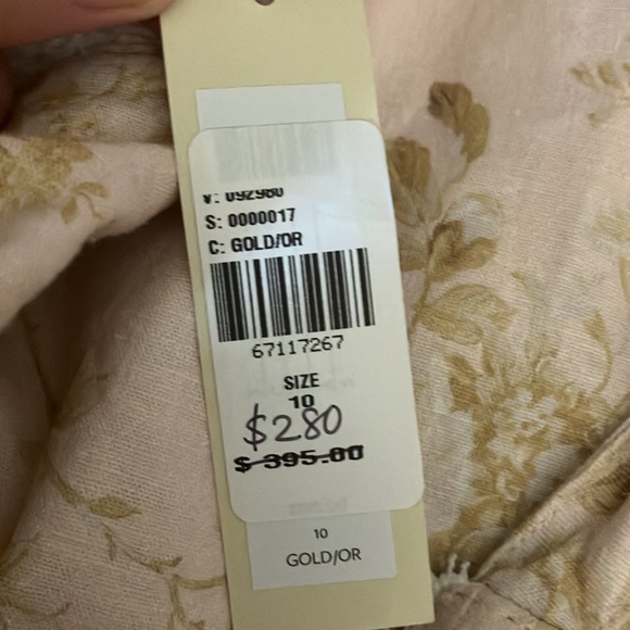 V. Chapman ‘The Daisy’ Dress in Marigold Bouquet sz 10 NWT - Picture 5 of 5